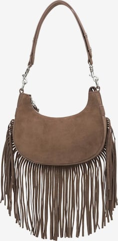 Sac bandoulière '99098' Estro en marron : devant