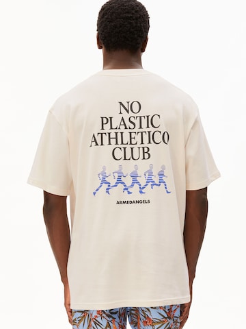 ARMEDANGELS Shirt 'Maarkos No Plastic' in Beige: front