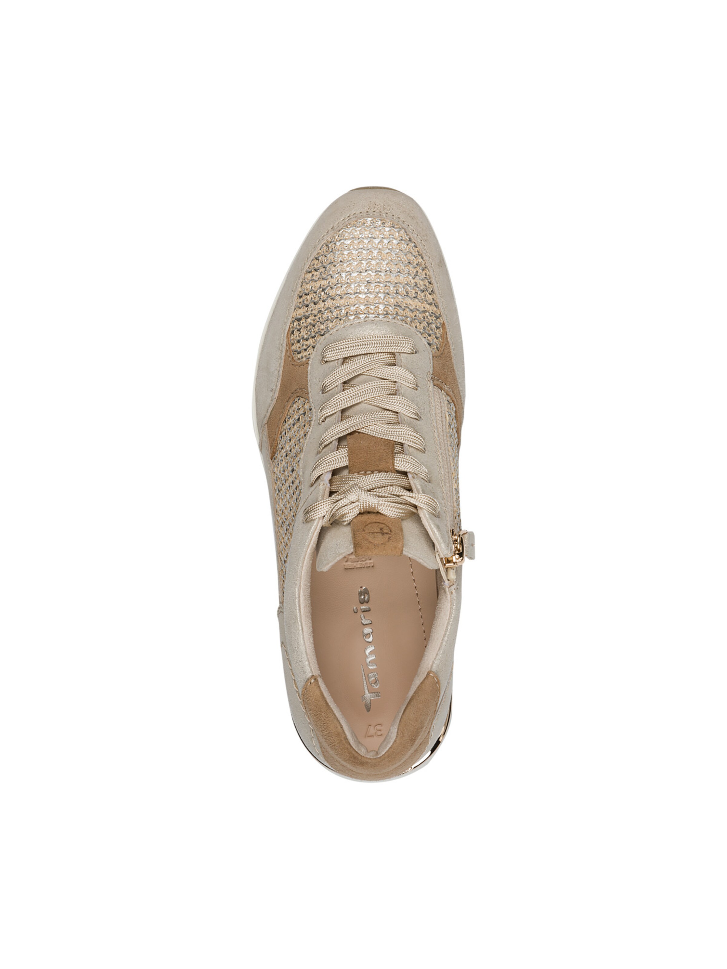 Tamaris Sneakers laag ' 1-23748-46 ' in Beige