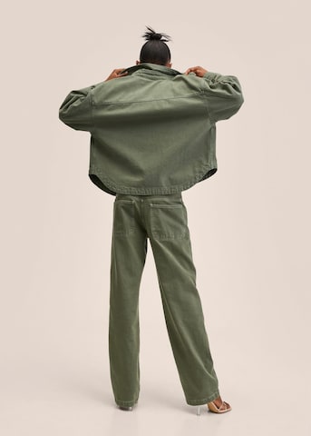 MANGO Prehodna jakna 'Emily' | zelena barva