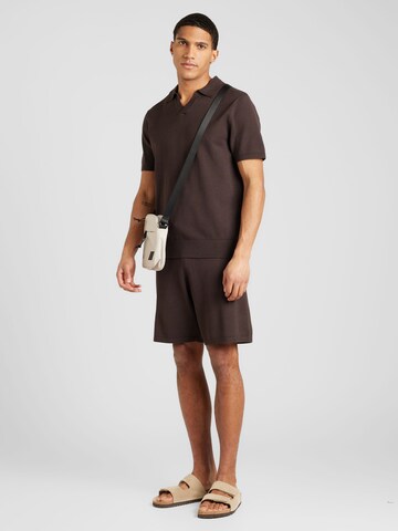 SELECTED HOMME - Jersey 'TELLER' en marrón