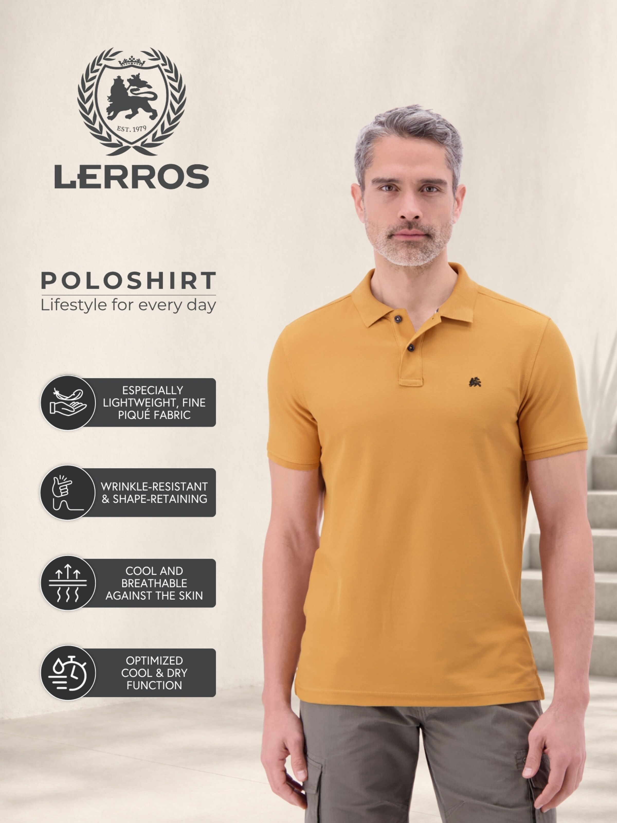 LERROS Shirt in Orange