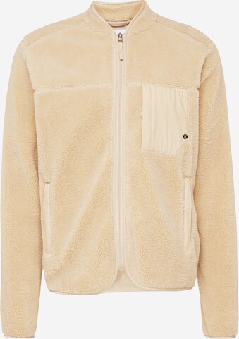 Kronstadt Fleece Jacket 'Kayson' in Beige: front