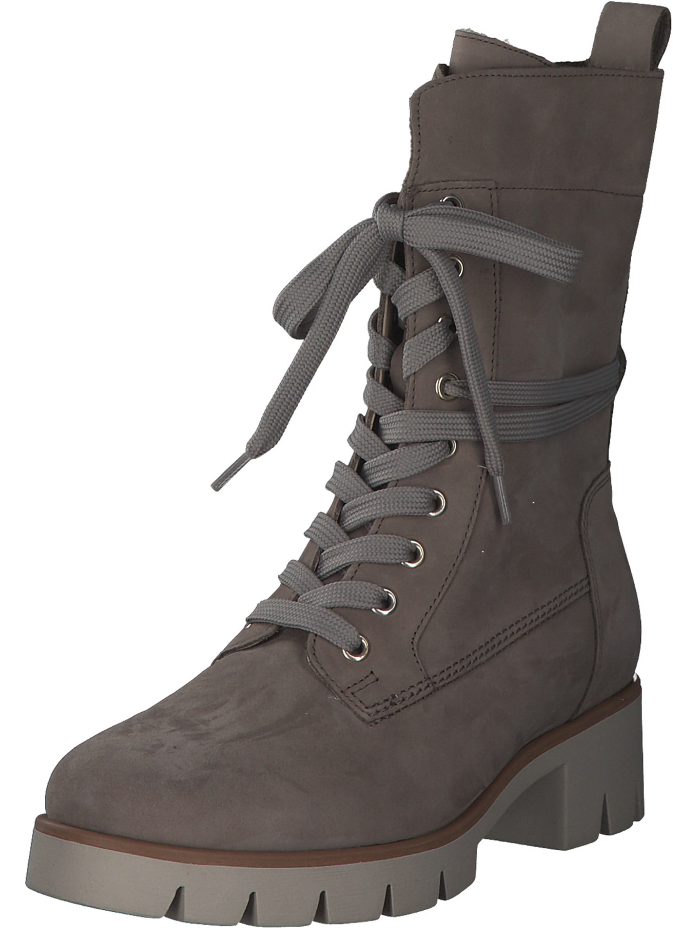 Bottines à lacets GABOR en marron : devant