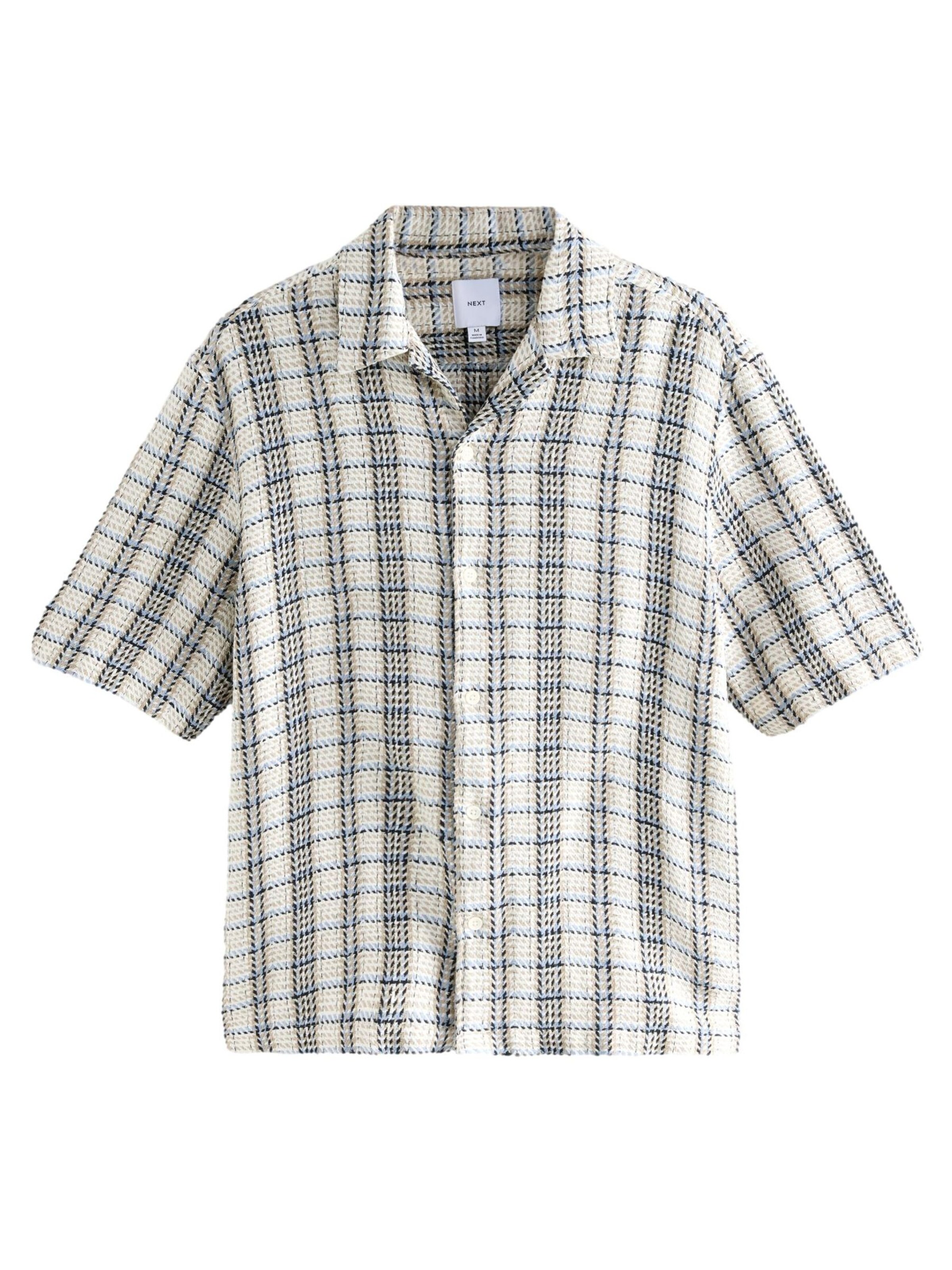 Next Средняя посадка Рубашка в Бежевый: спереди