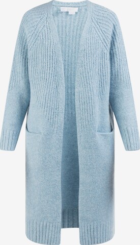 usha WHITE LABEL Knit Cardigan in Blue: front