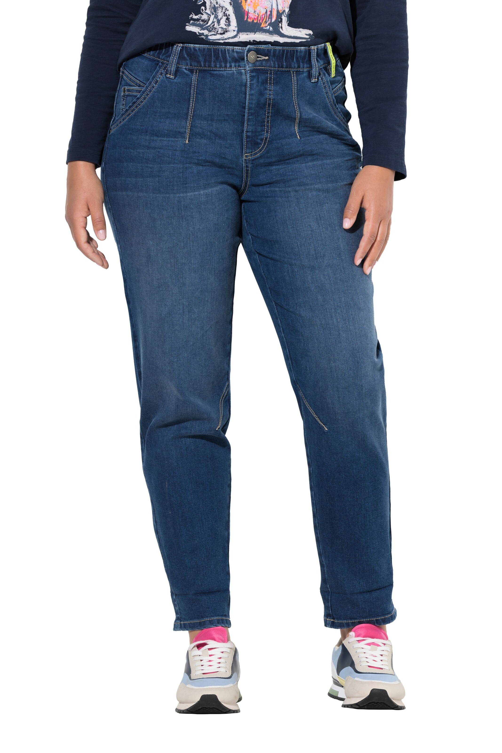 LAURASØN Regular Jeans in Blauw: voorkant