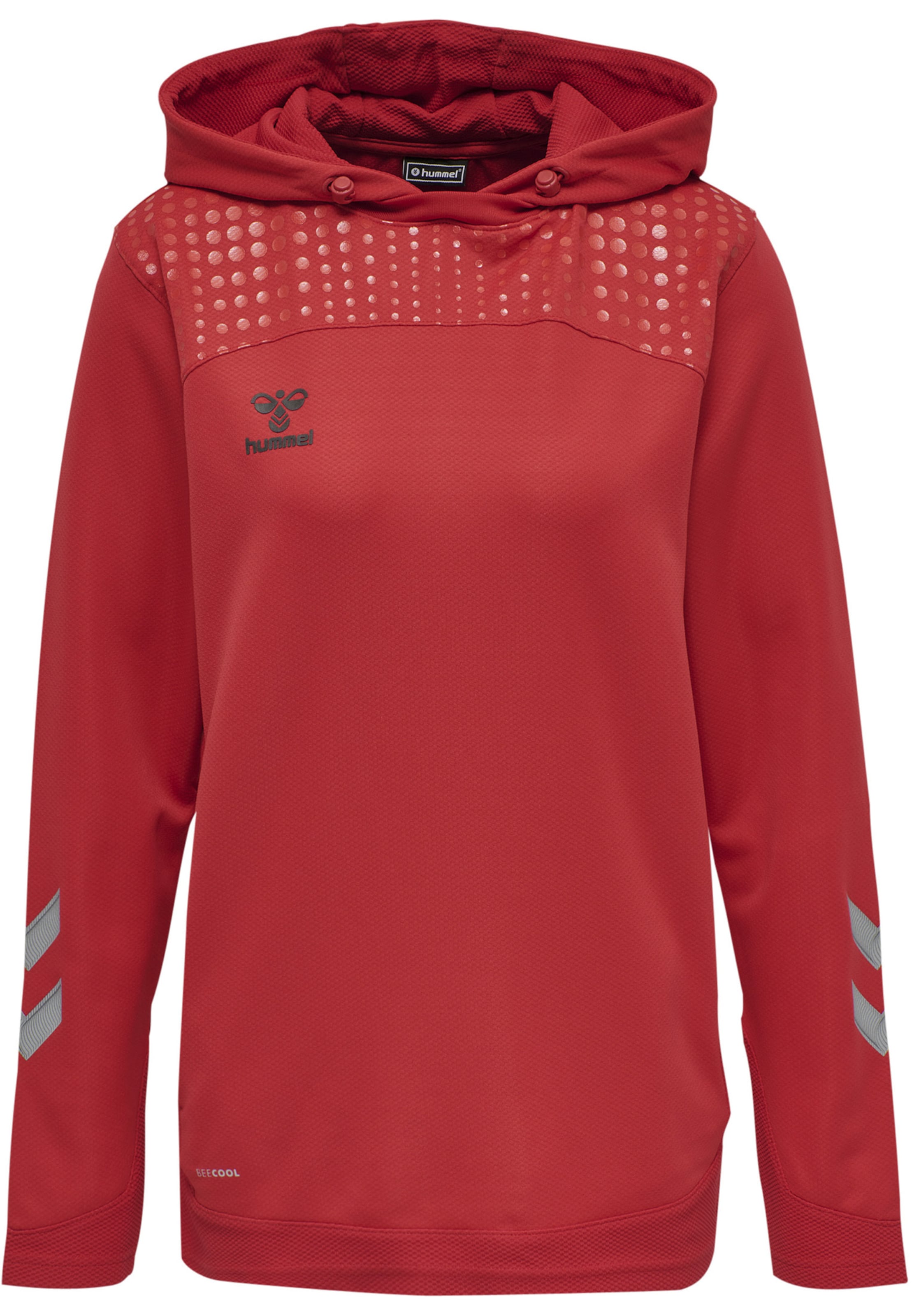 Hummel Sportsweatshirt i grå / rød / sort, Produktvisning