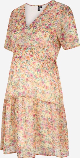 Vero Moda Maternity Kjole 'KAYA' i gul / gran / lyselilla / oransje / rosa, Produktvisning