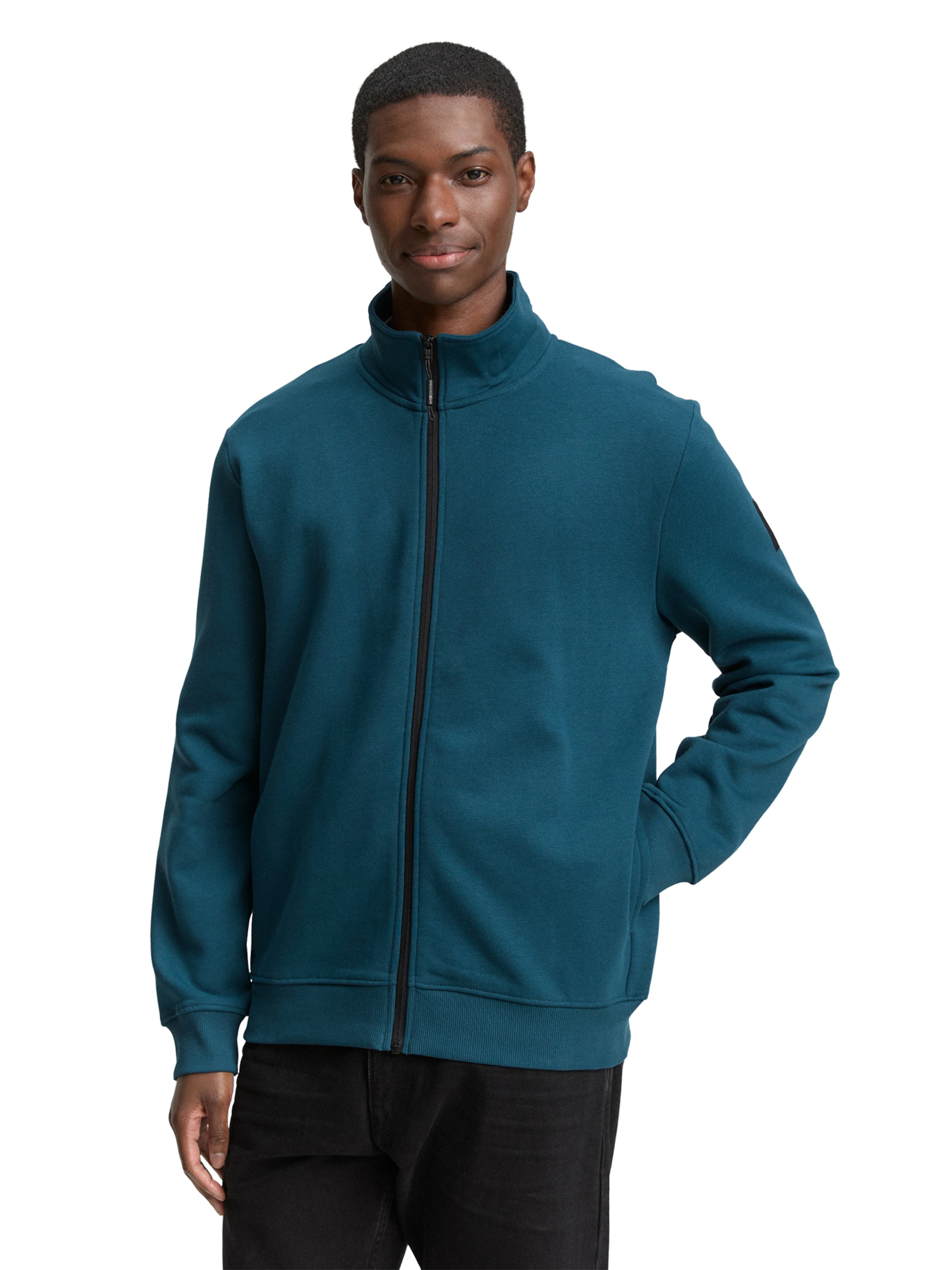 TOM TAILOR DENIM Dressipluus, värv roheline: eest vaates