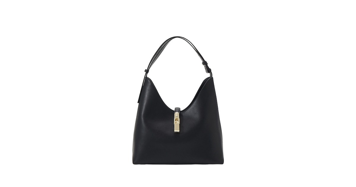 FURLA Geantă de umăr 'GOCCIA' pe Negru