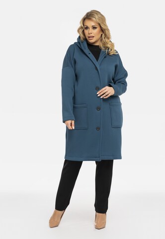 Manteau mi-saison Karko en bleu