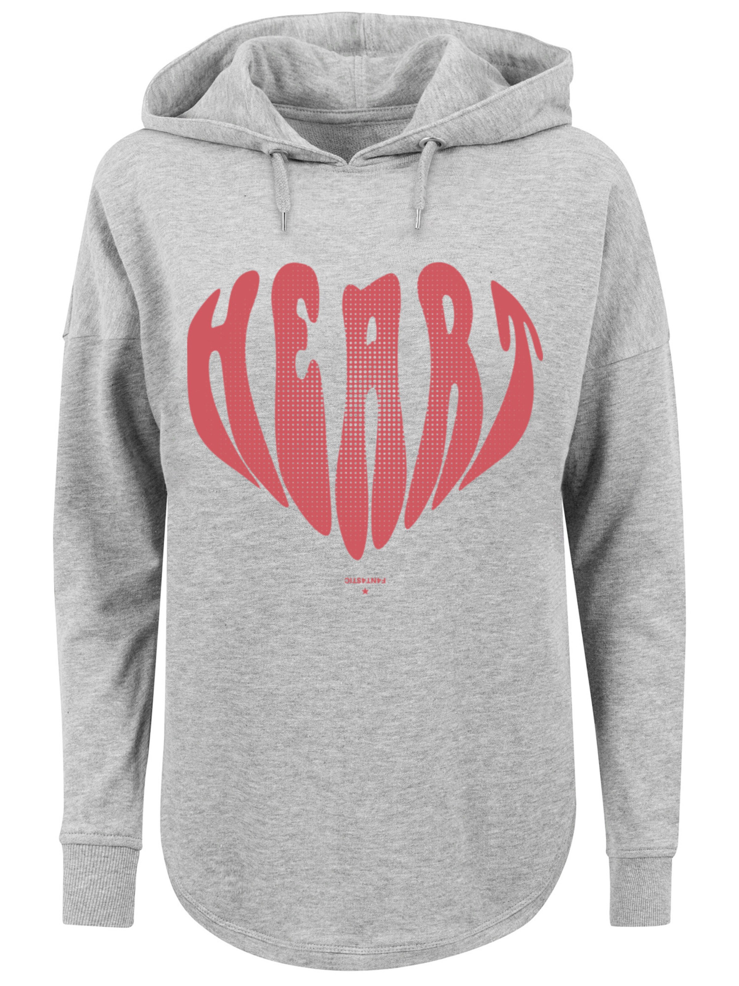 F4NT4STIC Sweatshirt in Grey: front