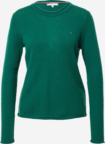 Pull-over TOMMY HILFIGER en vert : devant