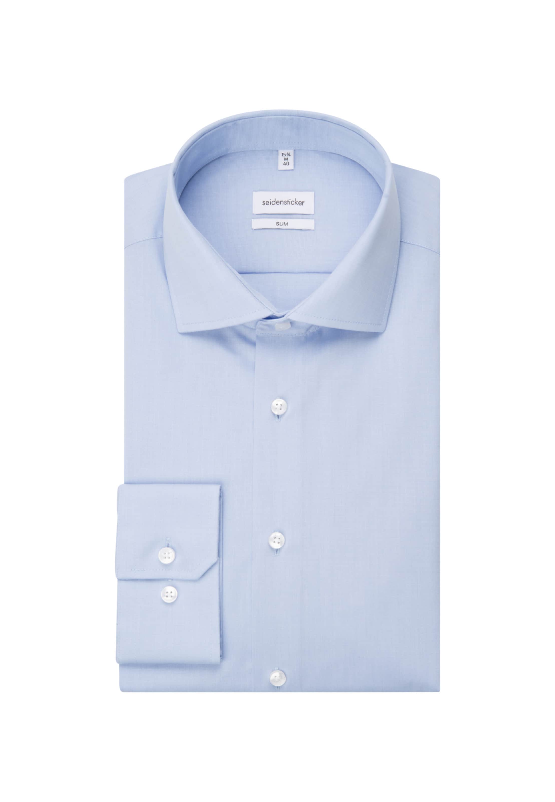 Coupe slim Chemise business ' Slim ' SEIDENSTICKER en bleu