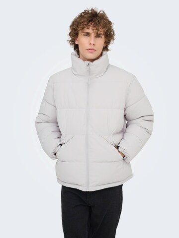 Veste d’hiver 'ONSPACK' Only & Sons en gris : devant