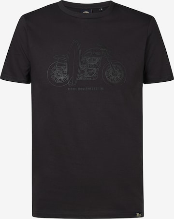T-Shirt 'Summercliff' Petrol Industries en noir : devant