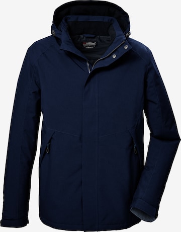 KILLTEC Outdoor jacket in Blue: front