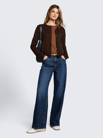 TOM TAILOR Strickjacke in Braun