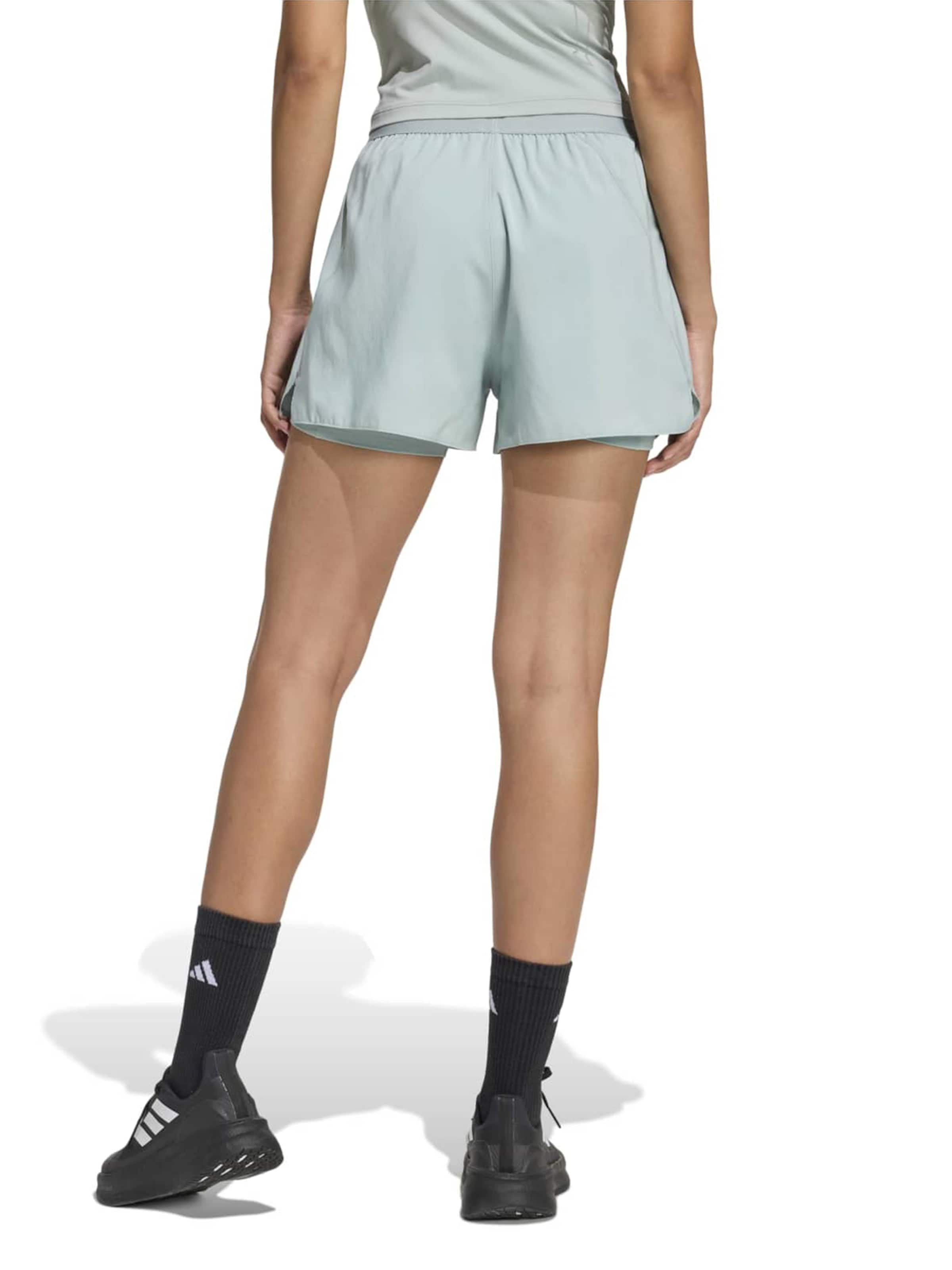 ADIDAS PERFORMANCE Regular Workout Pants 'Ess' in Green