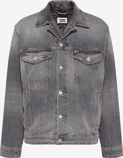 Tommy Jeans Veste mi-saison en gris denim, Vue avec produit