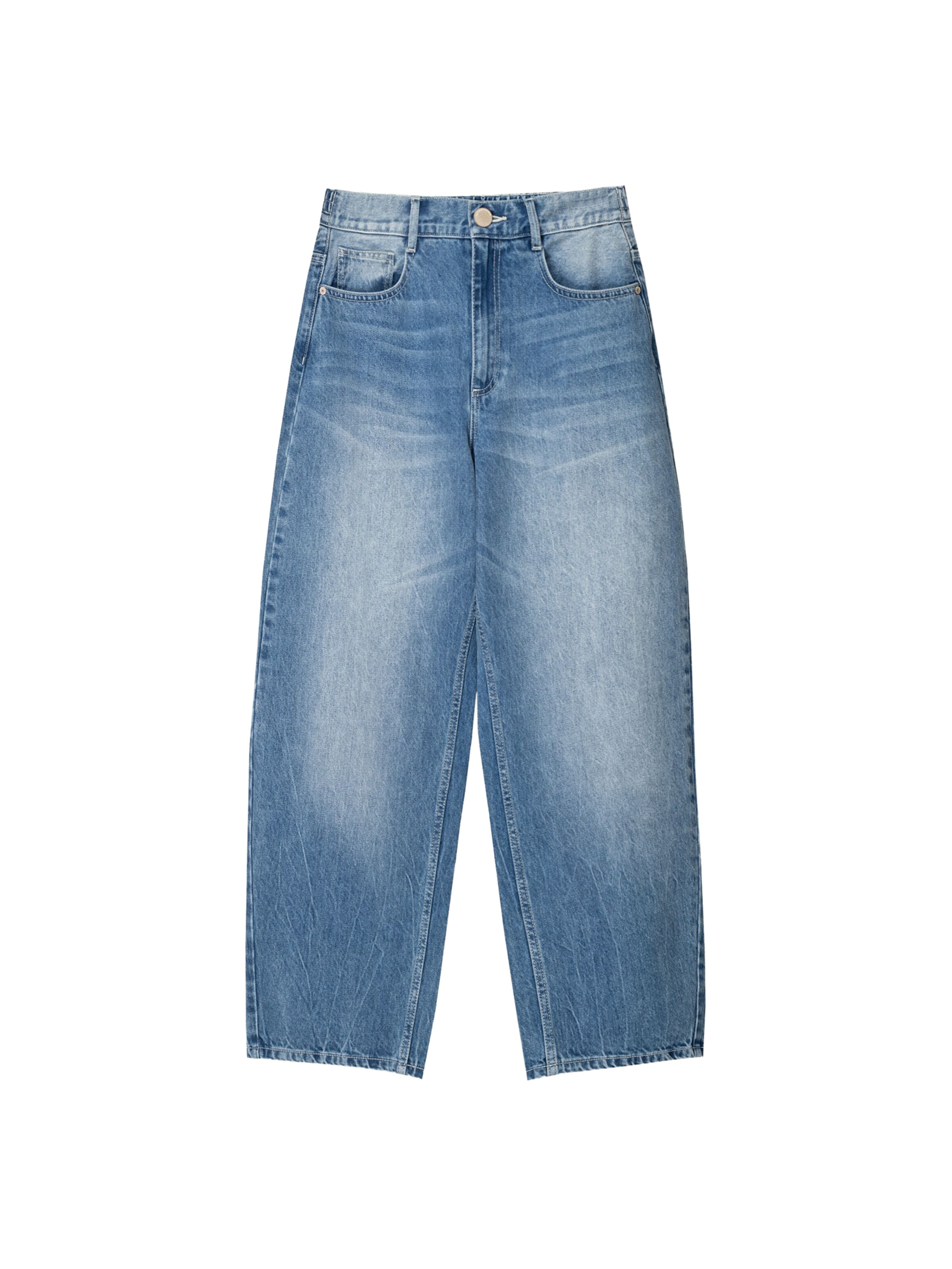 Bershka Jeans in Blauw: voorkant