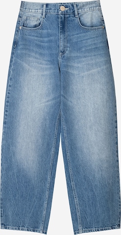 Baggy Jean Bershka en bleu : devant