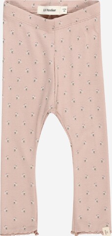 Lil ' Atelier Kids Slimfit Leggings 'GAGO FIA' in Pink: predná strana