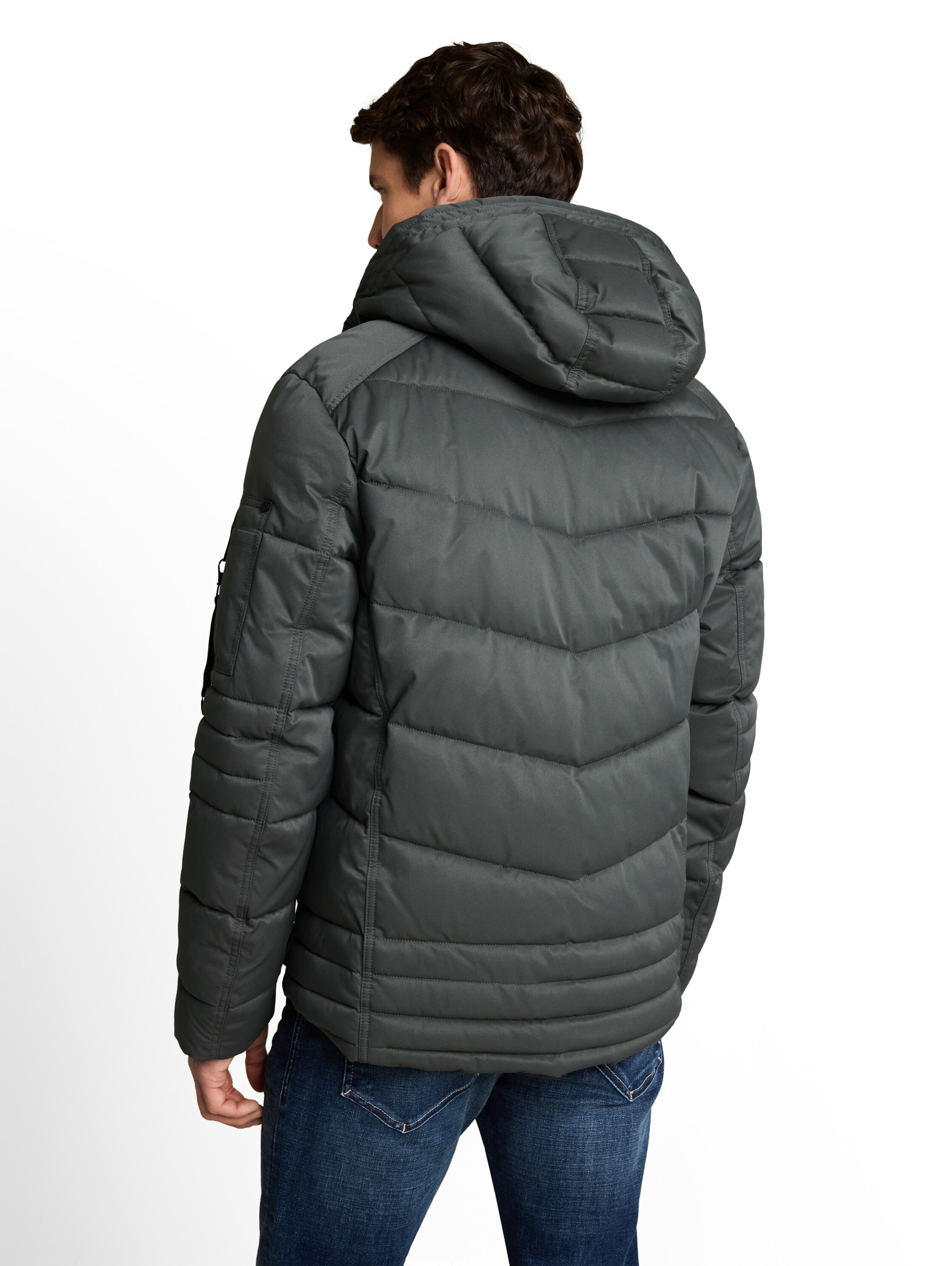 TOM TAILOR Winter jacket in Green