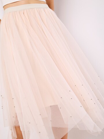 Jupe ' ' Apricot en gris