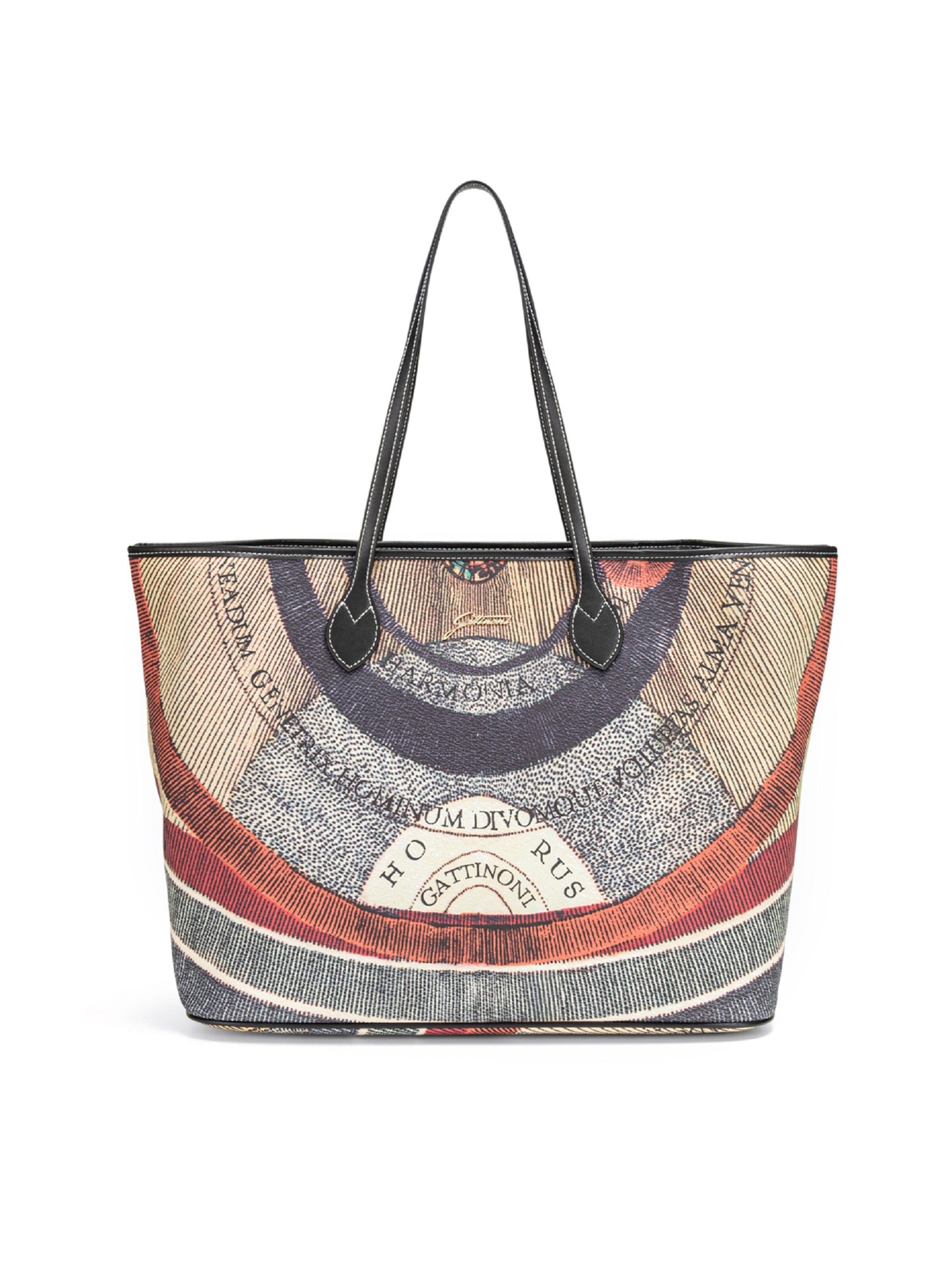 Cabas Gattinoni en mélange de couleurs : devant