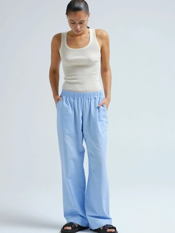 Seamless Basic Regular Pants ' Lago pants ' in Blue