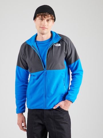 THE NORTH FACE Athletic Fleece Jacket 'Glacier' in Blue: front