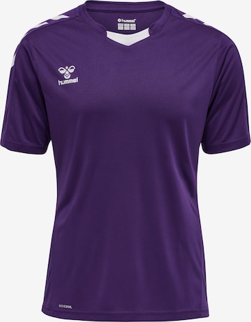 T-Shirt fonctionnel Hummel en violet : devant