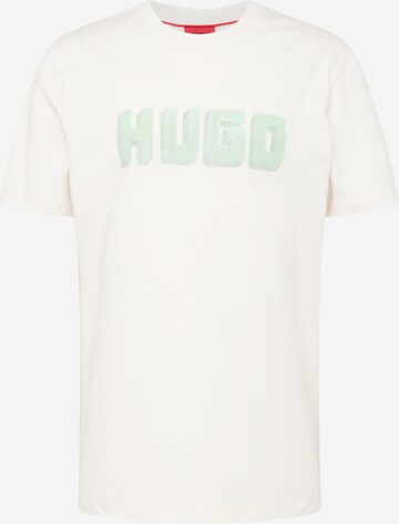 HUGO T-Shirt 'Daqerio' in Weiß: predná strana
