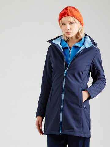 CMP Outdoormantel in Blau: Vorderseite