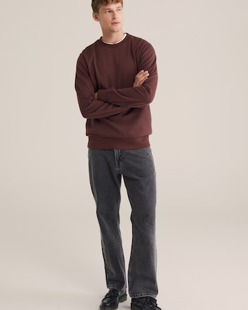 WE Fashion Sweatshirt in Brown