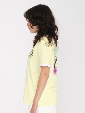 T-shirt 'RINGER' Volcom en jaune