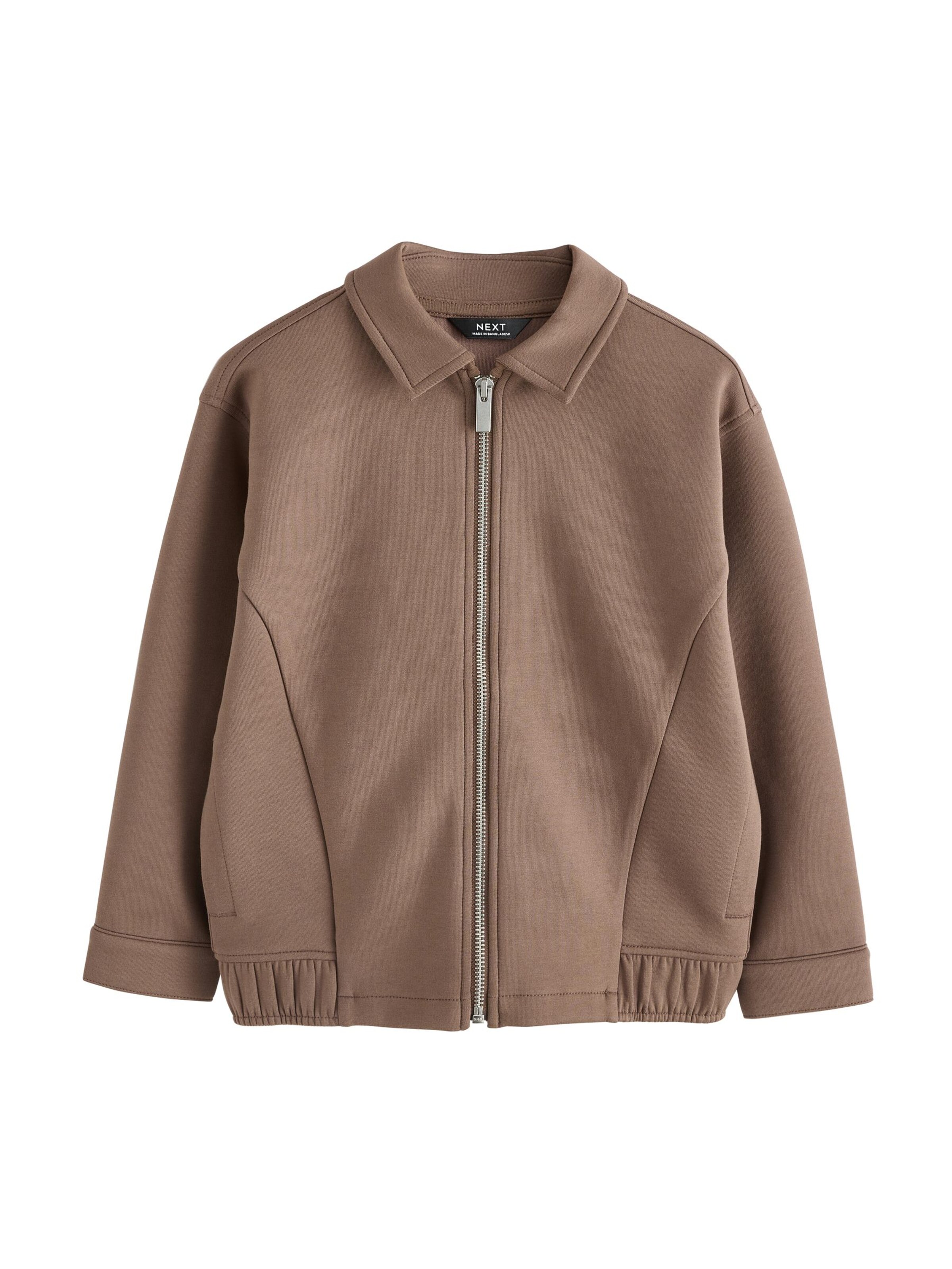 Next Sweatjakke i brun: forside