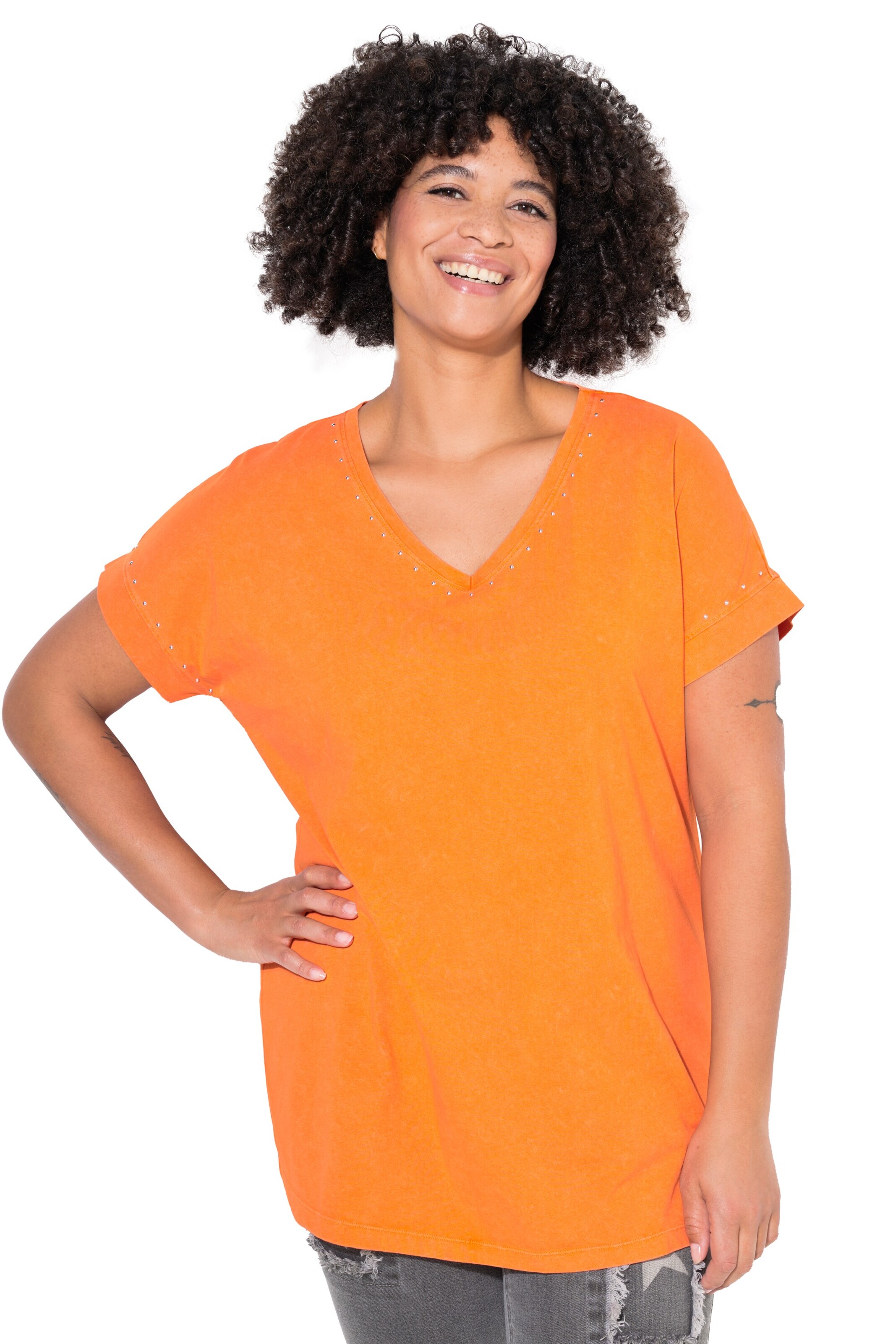 Angel of Style Shirt in Oranje: voorkant
