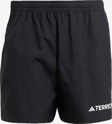 ADIDAS TERREX Regularen Športne hlače 'Multi' | črna barva: sprednja stran