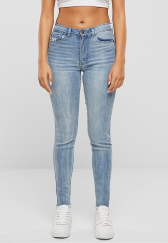 Karl Kani Skinny Jeans 'OG' in Blauw: voorkant