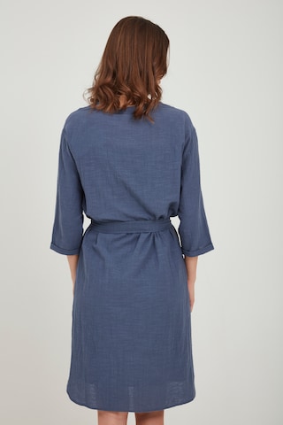 Fransa Shirt Dress in Blue