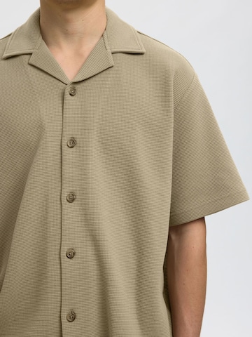 Fit confort Chemise SELECTED en vert