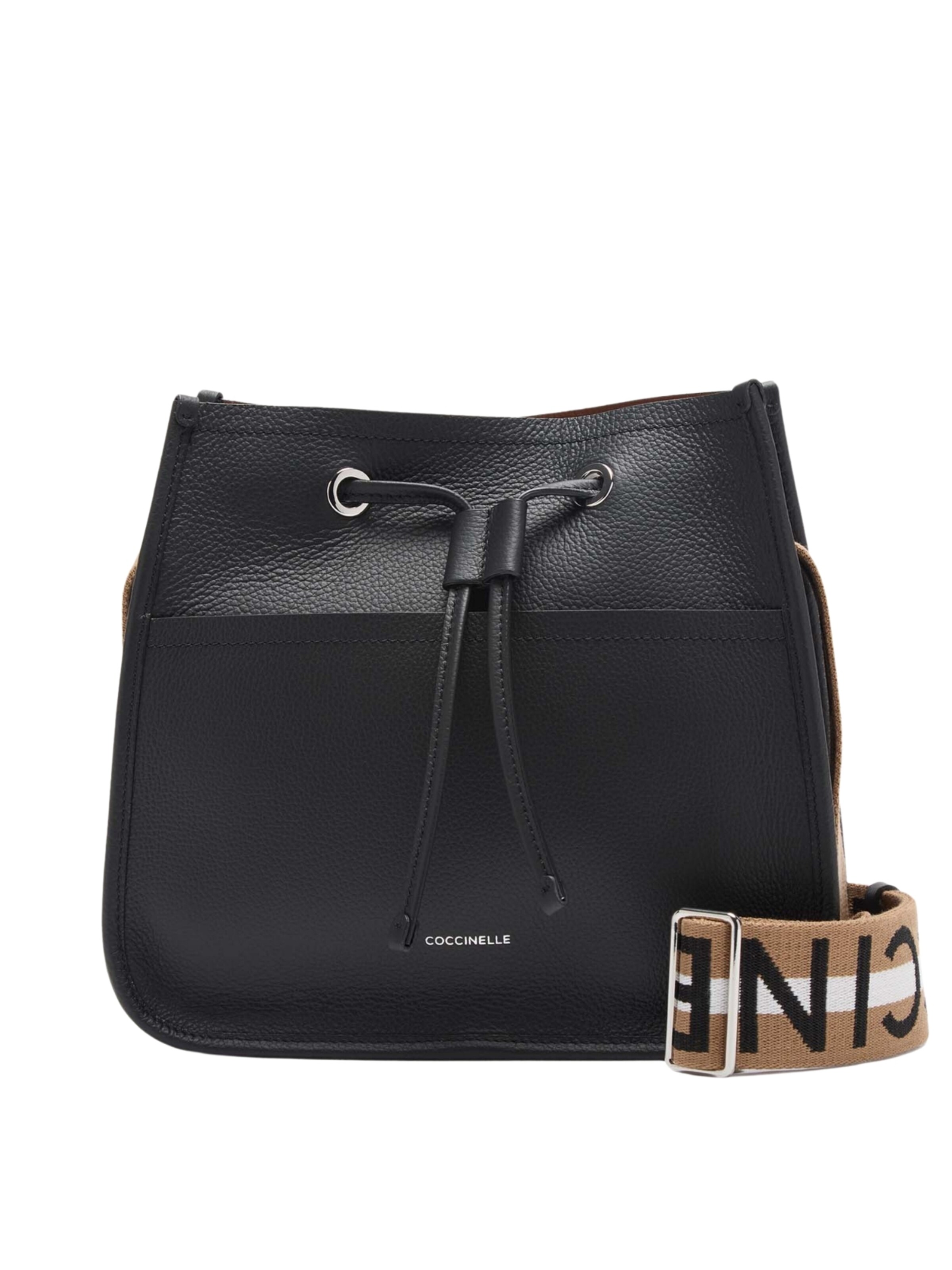 Borsa a mano 'COCCINELLE RAQUEL' di Coccinelle in nero: frontale