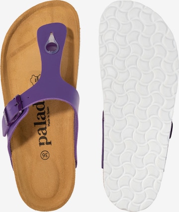 Palado T-Bar Sandals 'Kos' in Purple