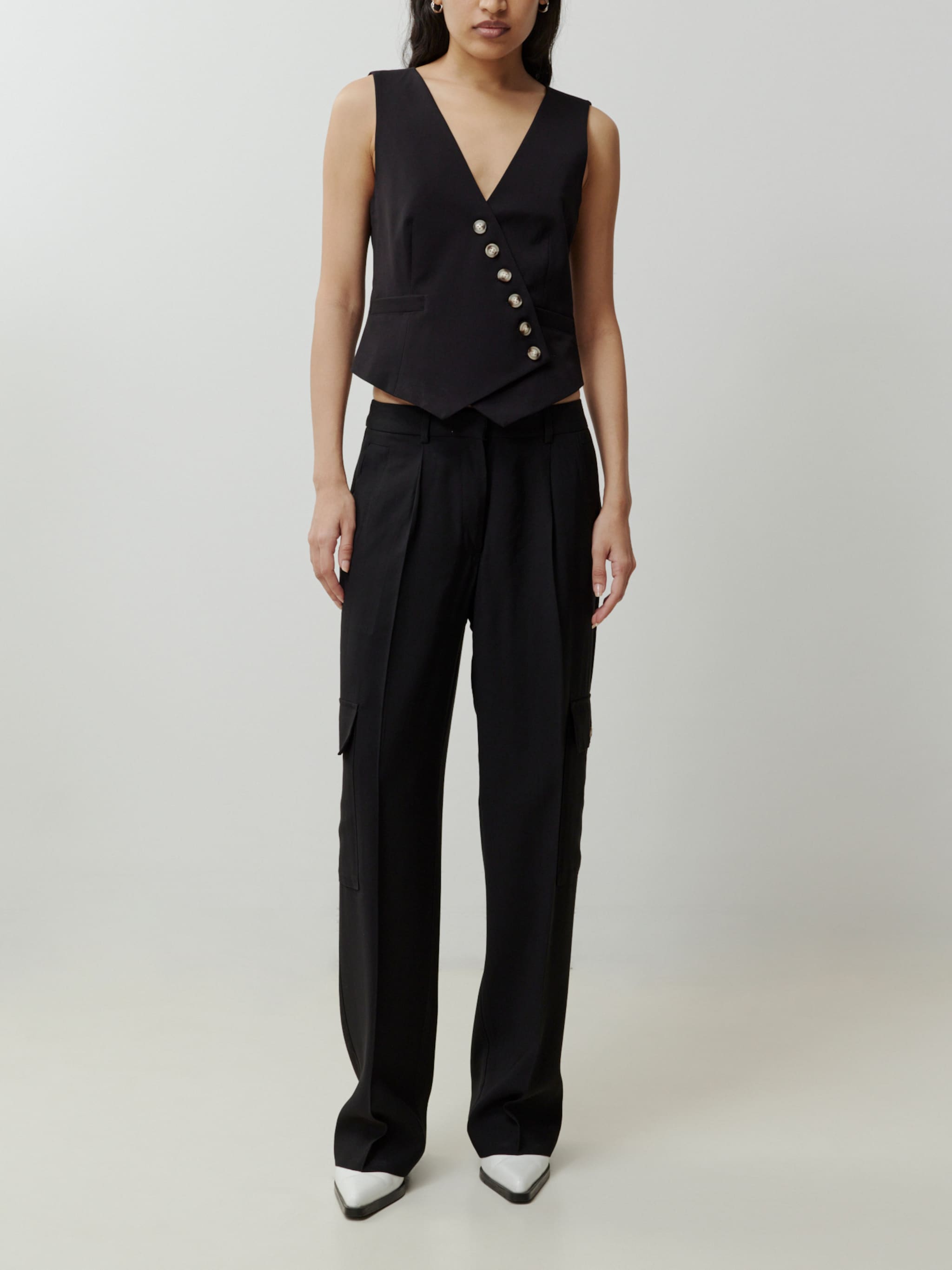 EDITED Produits Pantalon cargo 'Mako' noir