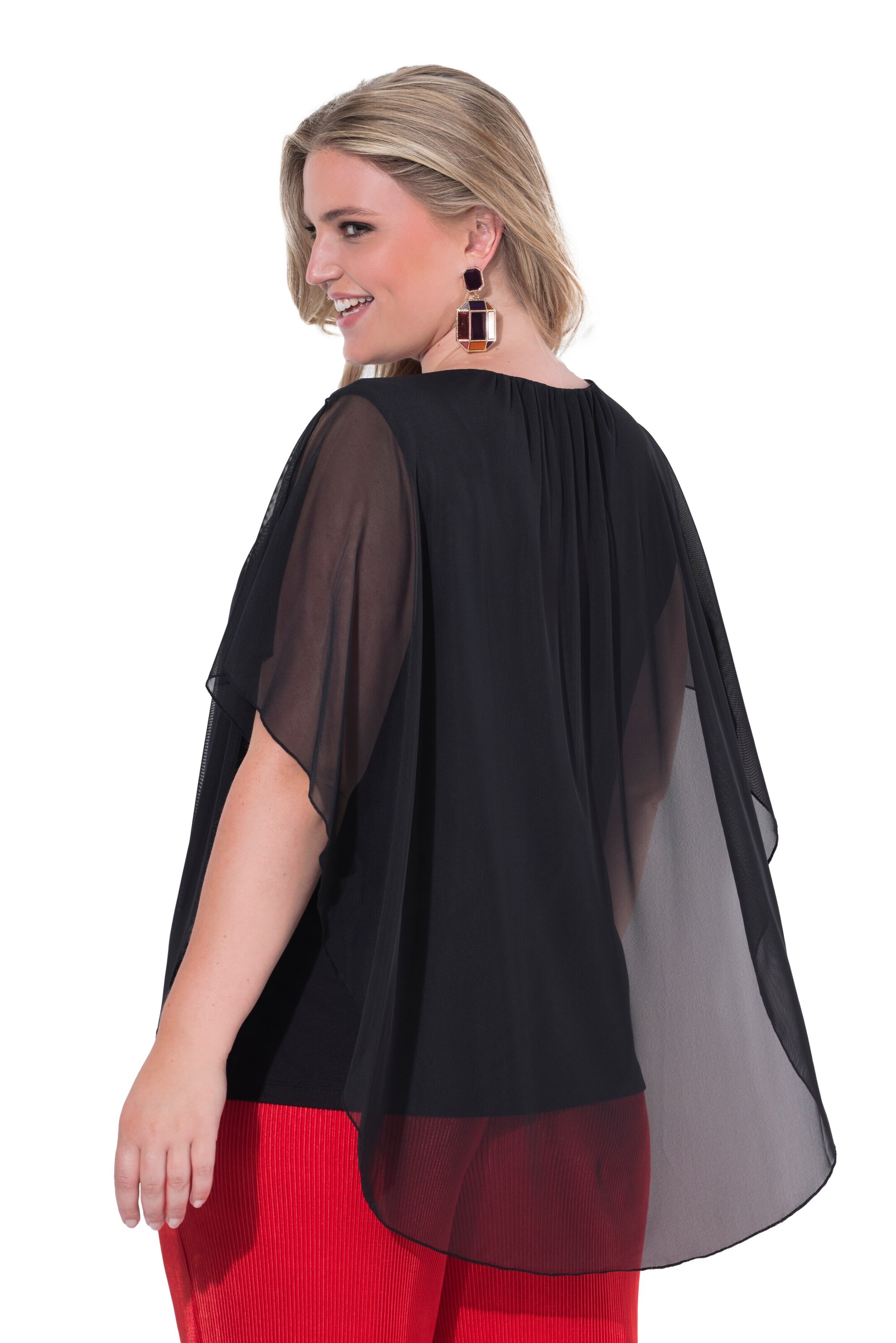 MIAMODA Bluse in Schwarz