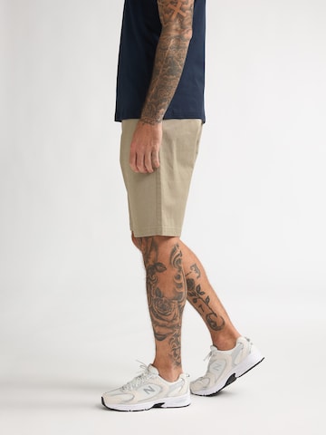 Petrol Industries regular Lærredsbukser i brun