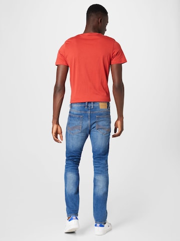 Coupe slim Jean 'Josh' TOM TAILOR en bleu